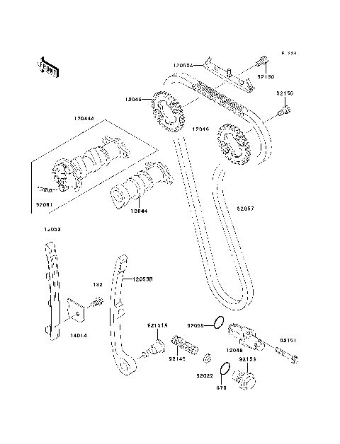 Camshaft(s)/Tensioner