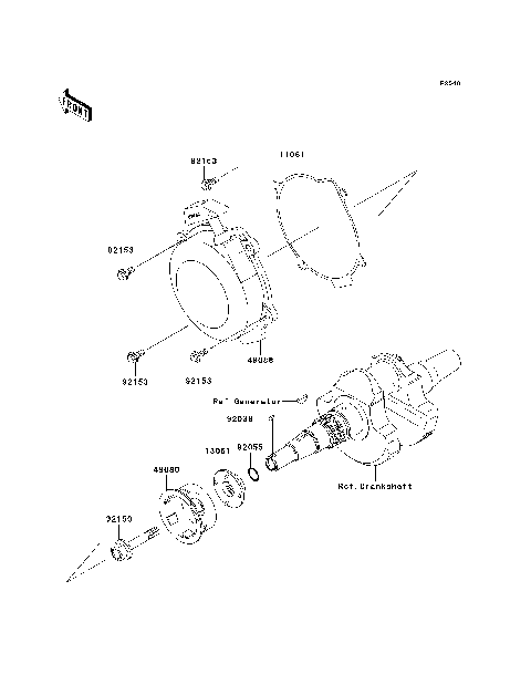 Recoil Starter(-VF650AE640351)