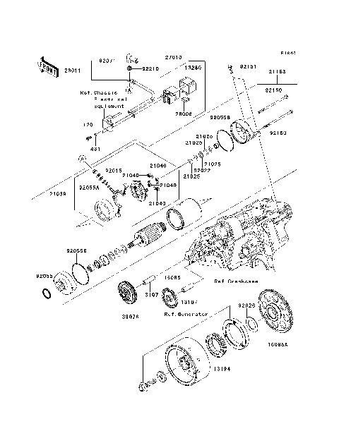 Starter Motor(-ER650AE046804)