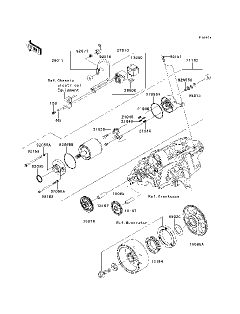 Starter Motor(ER650AE046805-)