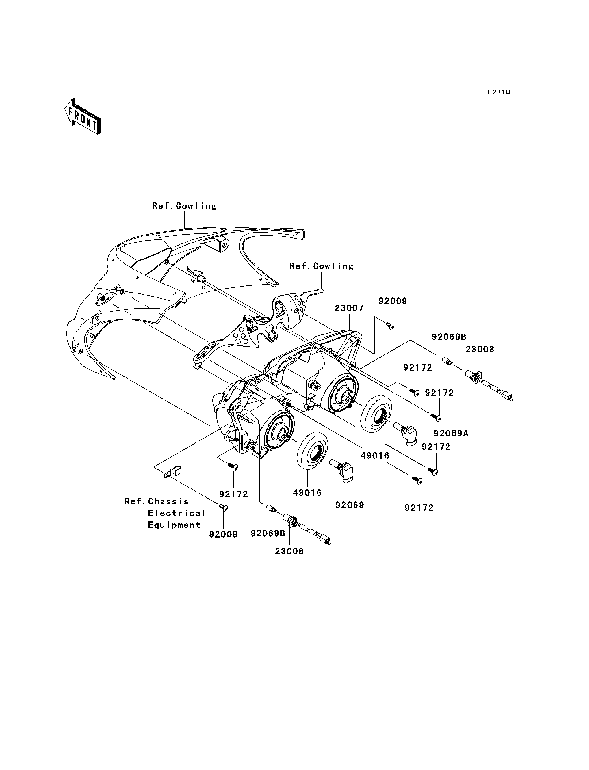 06260626ページ Kawasaki Motorcycle 2006 OEM Parts Diagram for CARBURETOR