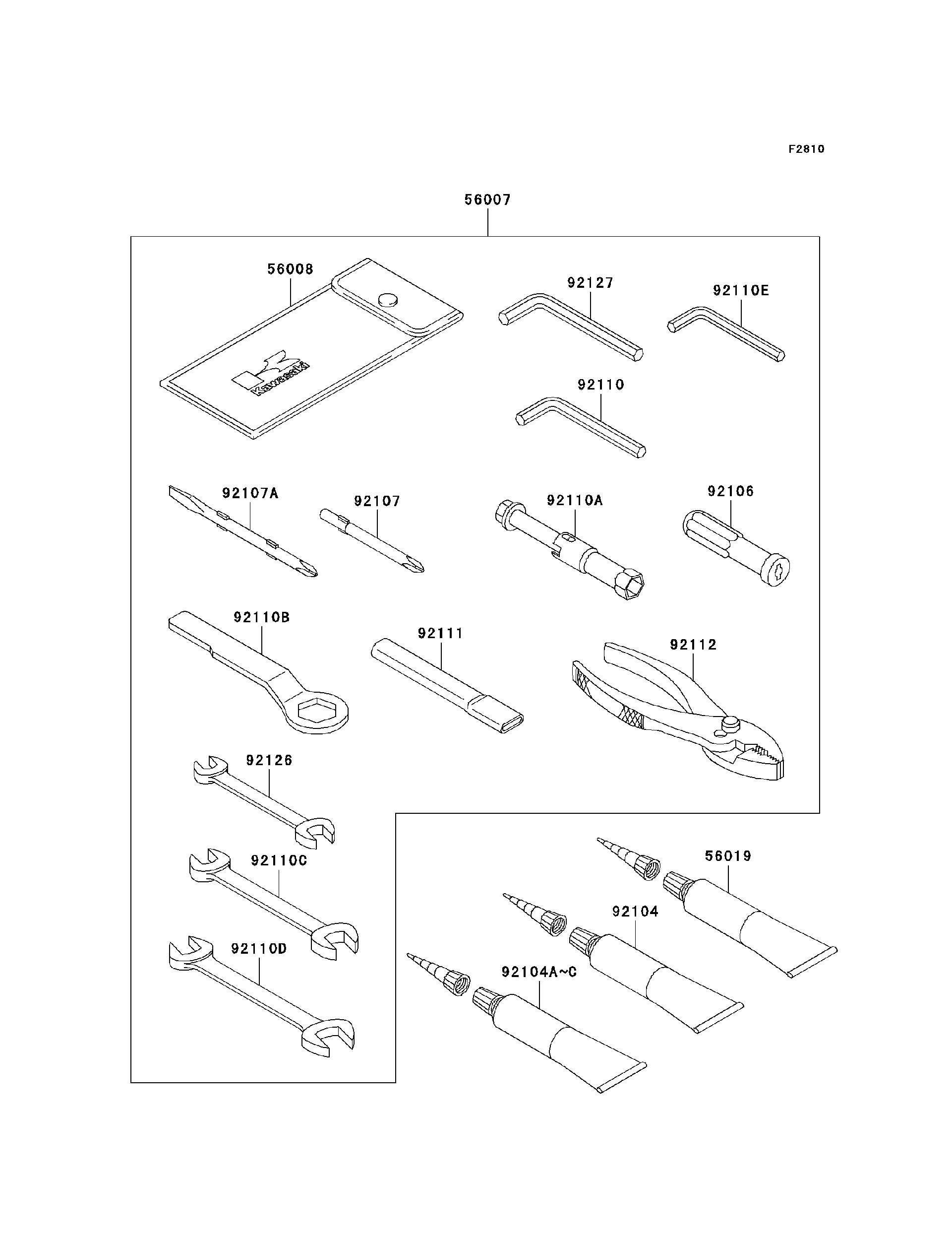 2006 Kawasaki Motorcycles Parts-Finder Diagrams | Cities