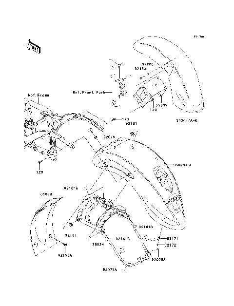 Fenders(JKAVN2B1 7A016370-)
