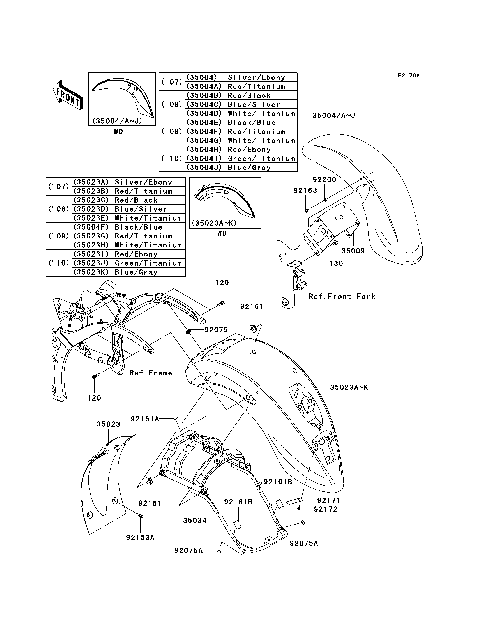 Fenders(JKAVN2D1 7A011497-)
