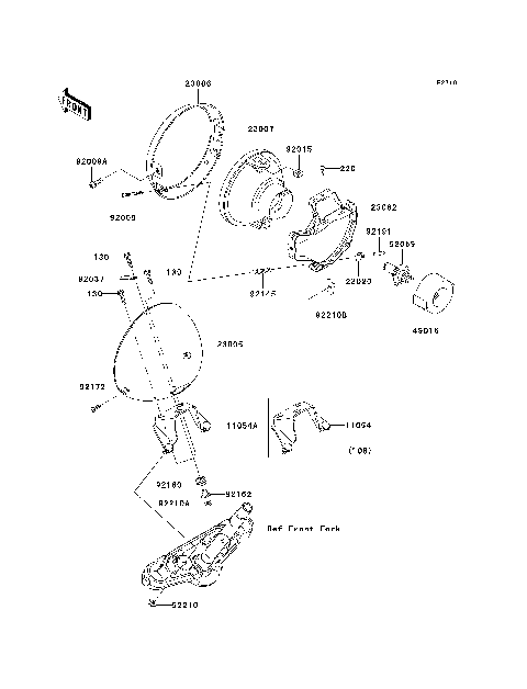 Headlight(s)(D6F-D8F)