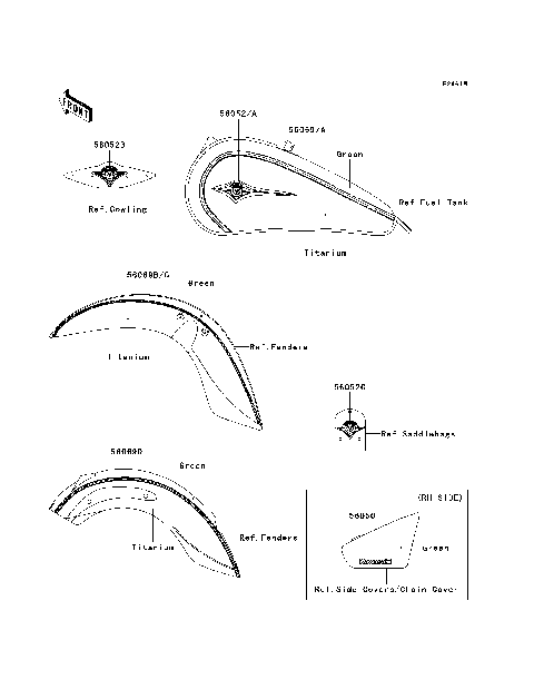 Decals(Green/Titanium)(DAF)