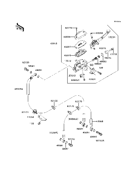 Front Master Cylinder(A9F)