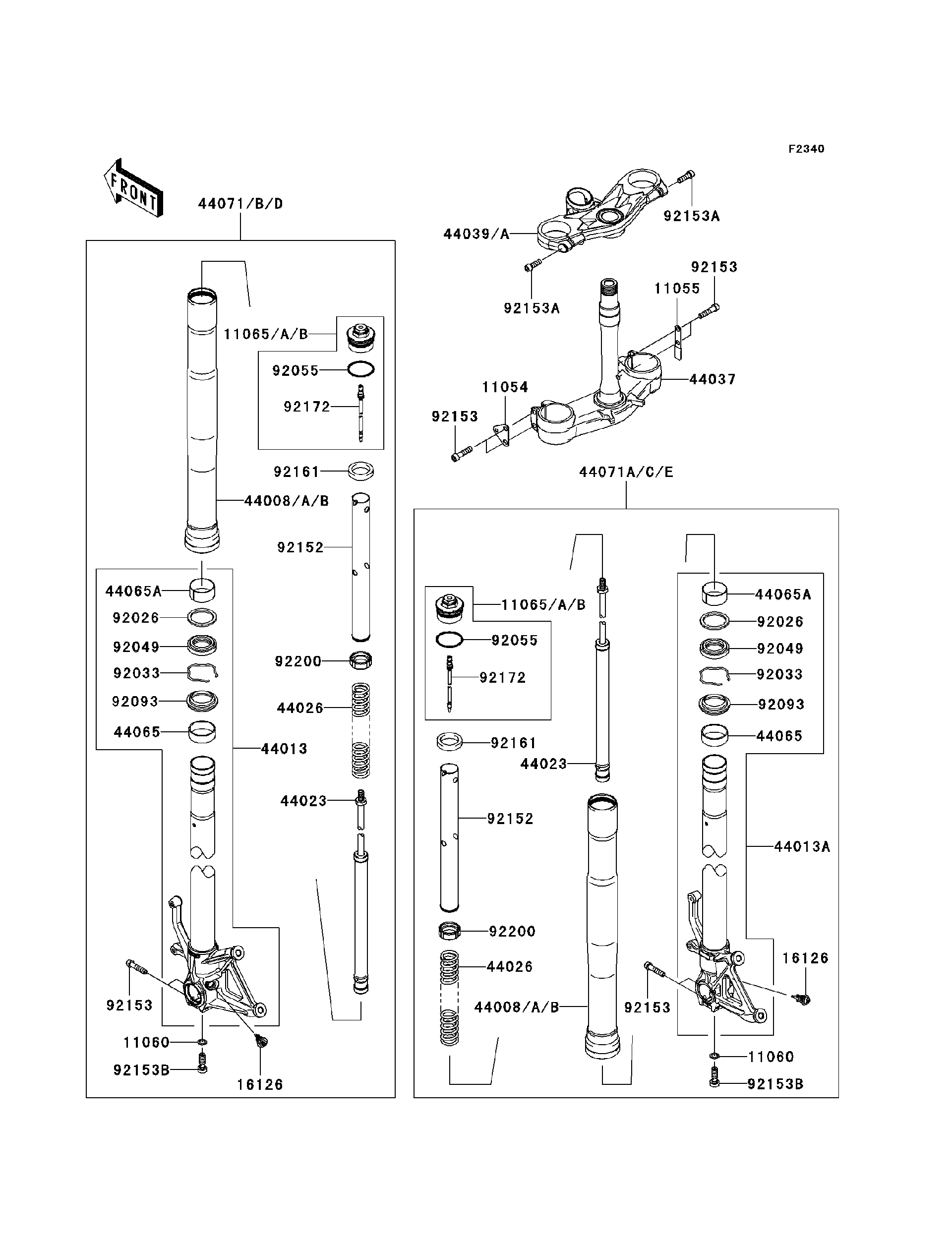 2007 Kawasaki Motorcycles Parts-Finder Diagrams | B&B Motorsports