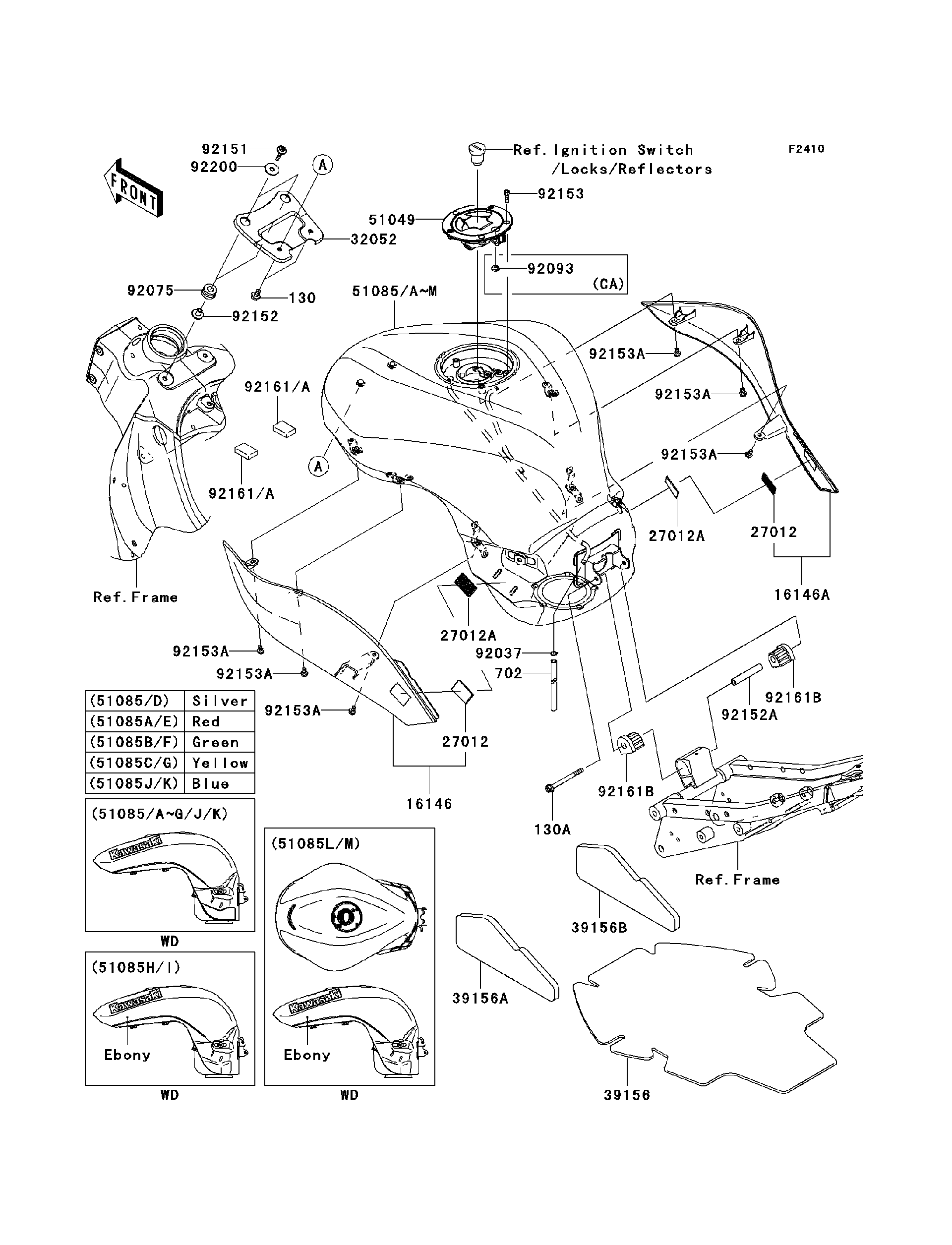 ponページ 2007 Kawasaki Motorcycles Parts-Finder Diagrams | Mt. Holly