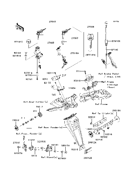 Ignition Switch/Locks/Reflectors