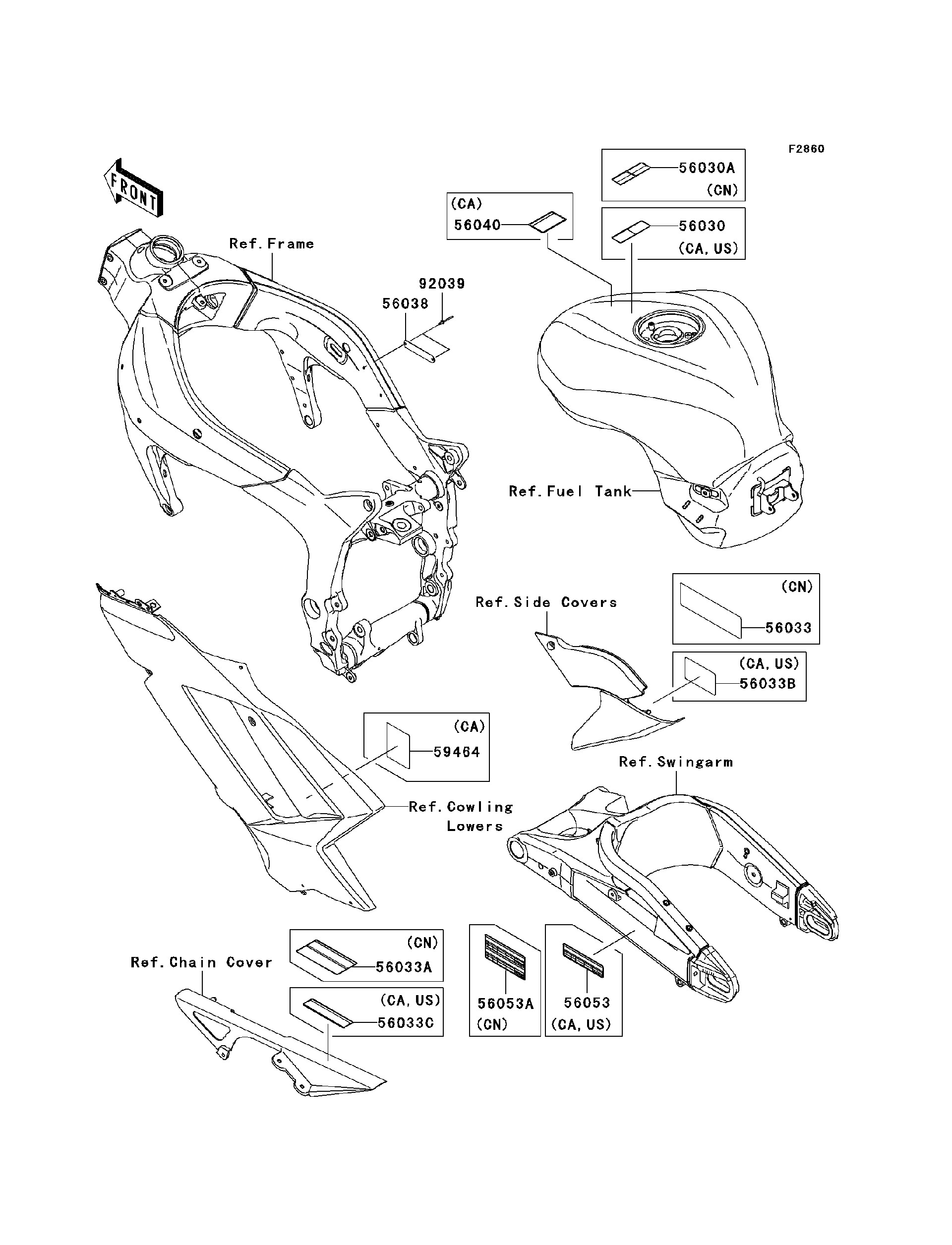 2008 Kawasaki Motorcycles Parts-Finder Diagrams | Mt. Holly