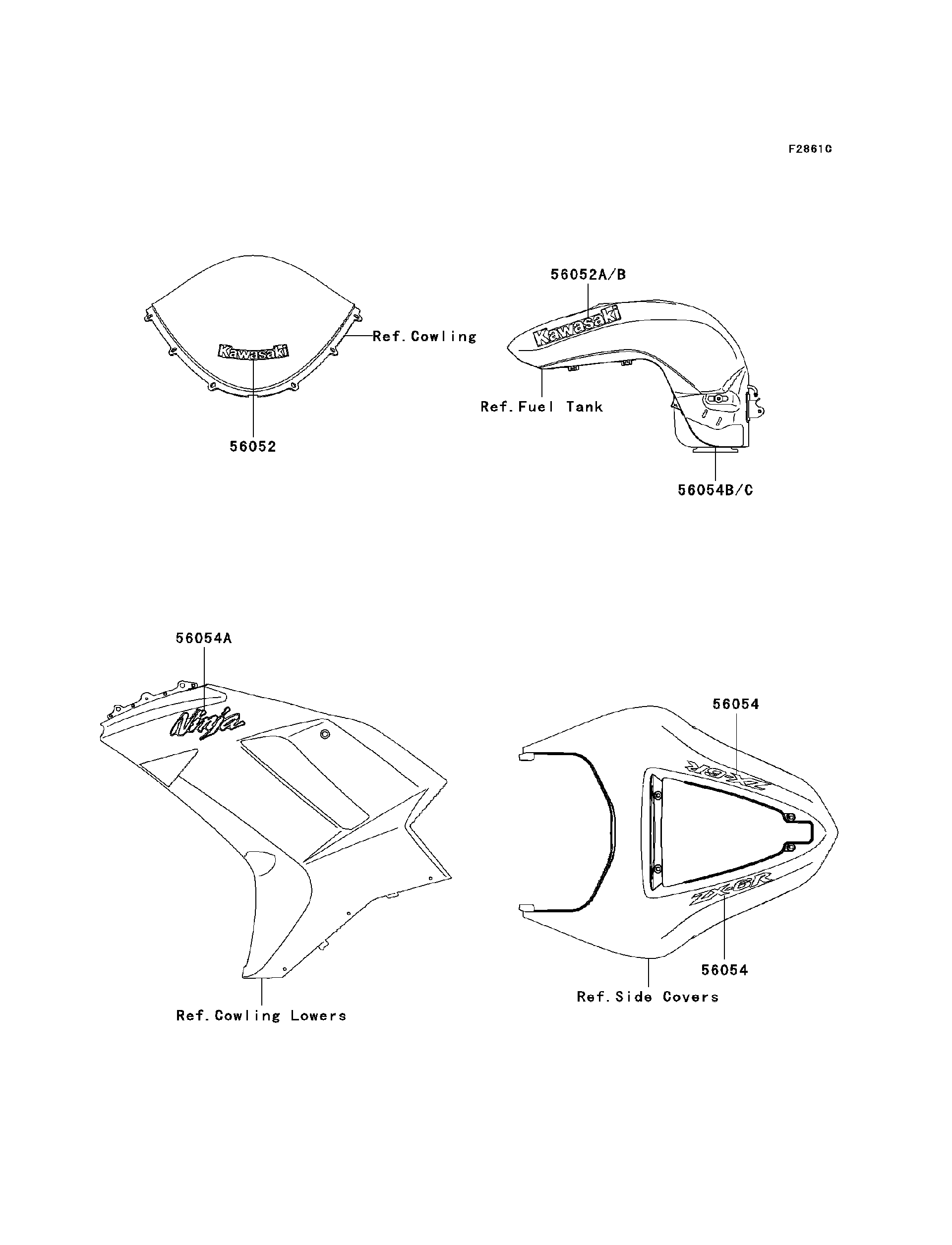 2007 Kawasaki Motorcycles Parts-Finder Diagrams in Palmer MA