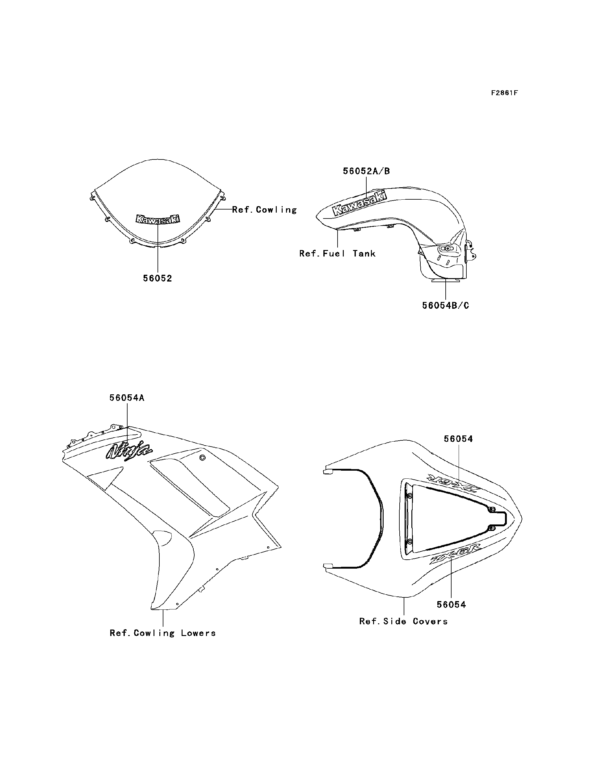 2008 Kawasaki Motorcycles Parts-Finder Diagrams | Cities Edge