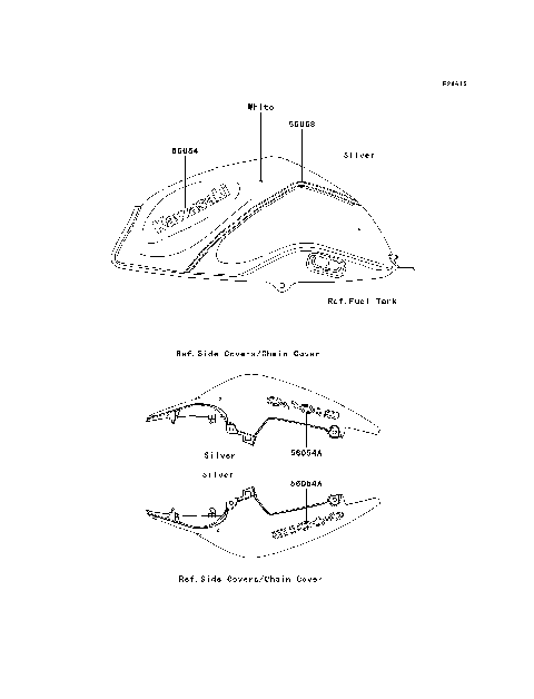 Decals(White/Silver)(B9F)