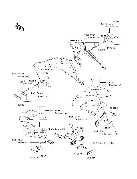 Reflectors(B8F-B9FB)(CN)