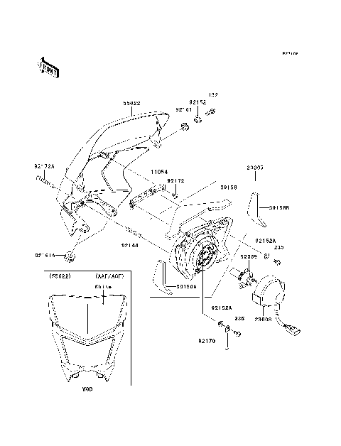 Headlight(s)(JKALXGA1_AA013365-)