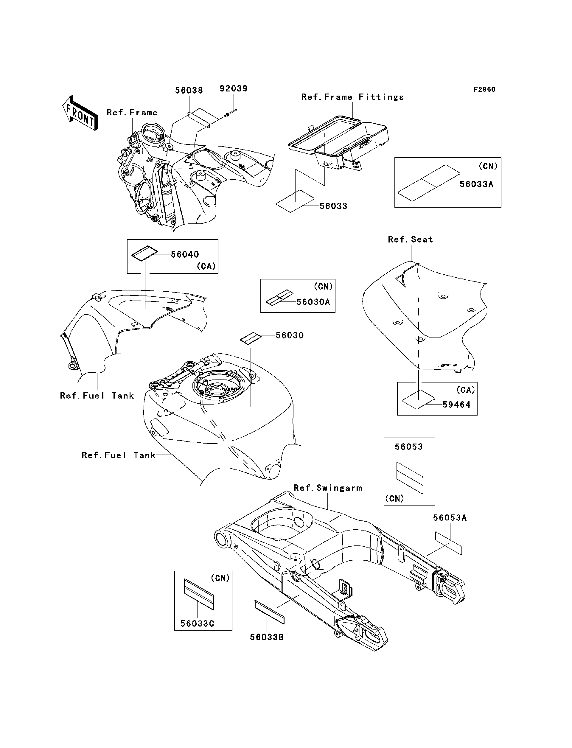 2008 Kawasaki Motorcycles Parts-Finder Diagrams | Mt. Holly