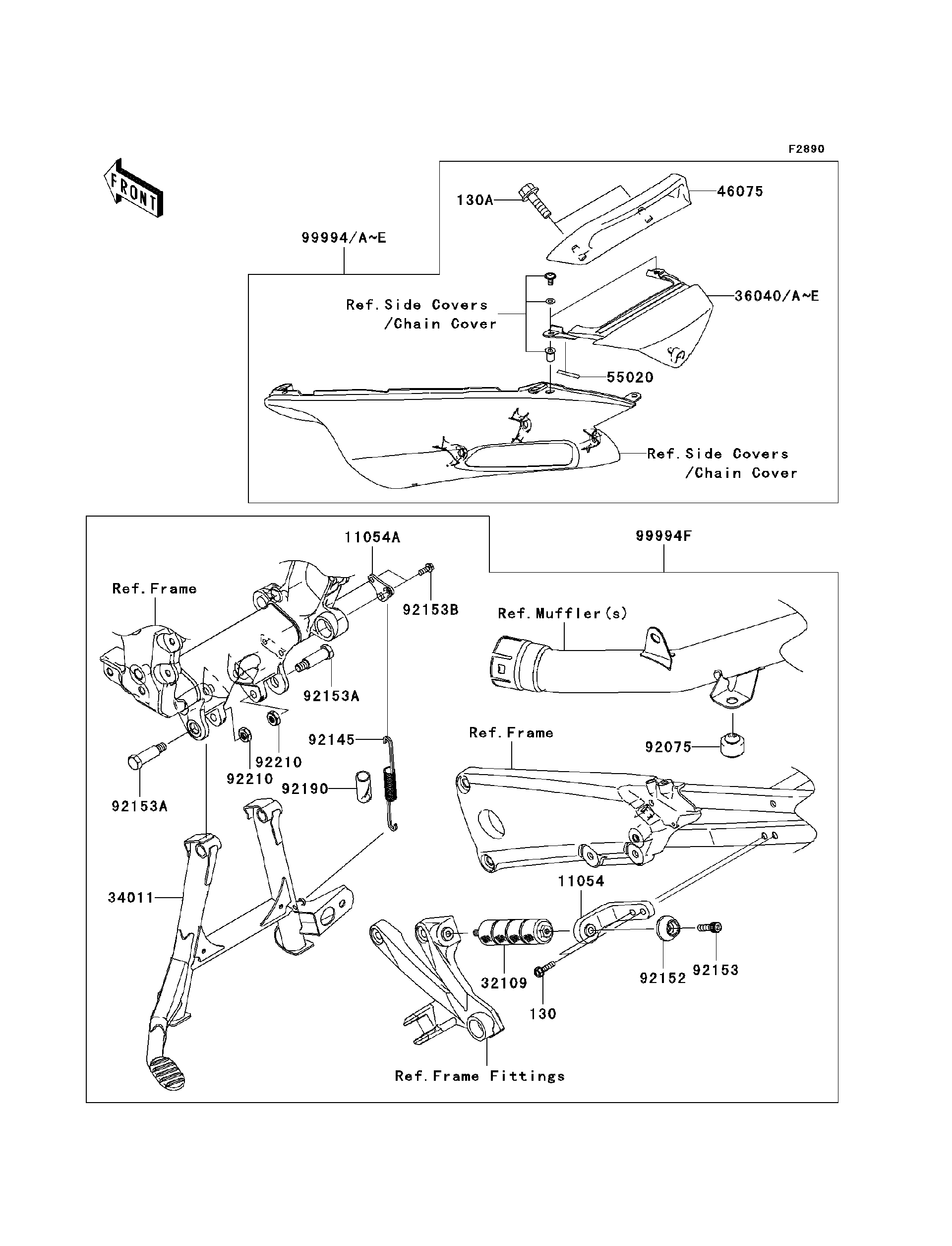 2008 Kawasaki Ninja® ZX™-14 (ZX1400C8F) Optional Parts Motorcycles