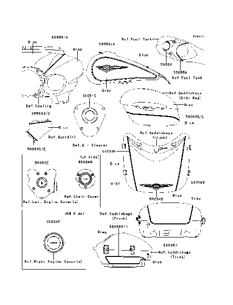 Decals(Blue/Gray)(AAF)