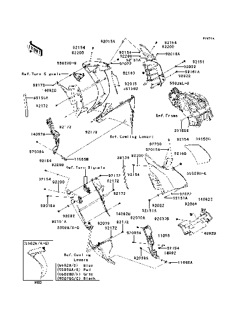 Cowling(Center)(CDF/CEF)