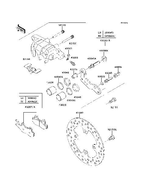 Front Brake(FCF-FDF)