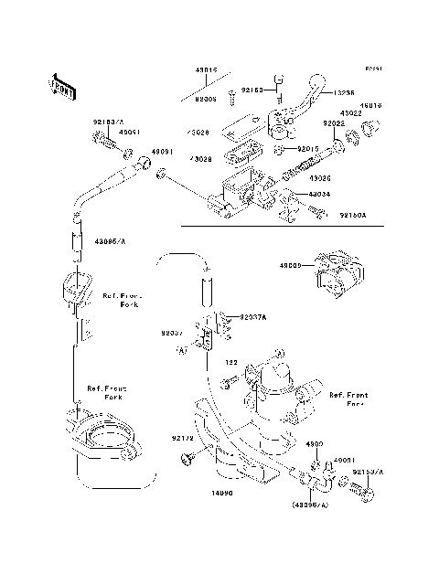 Front Master Cylinder