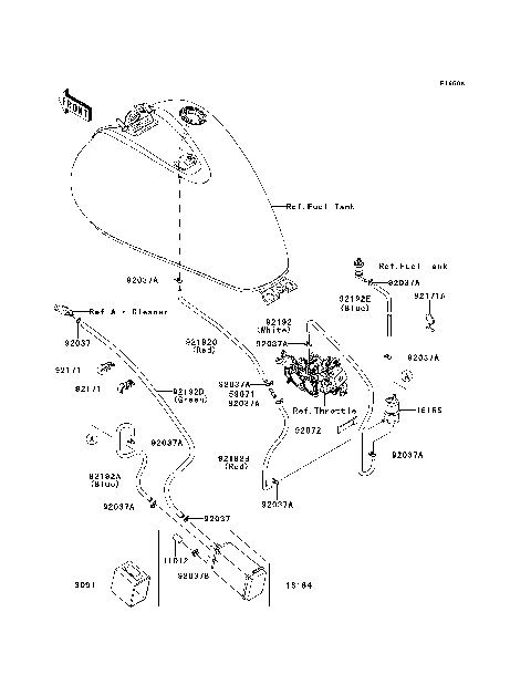 Fuel Evaporative System(BCF-BDFA)(CA)