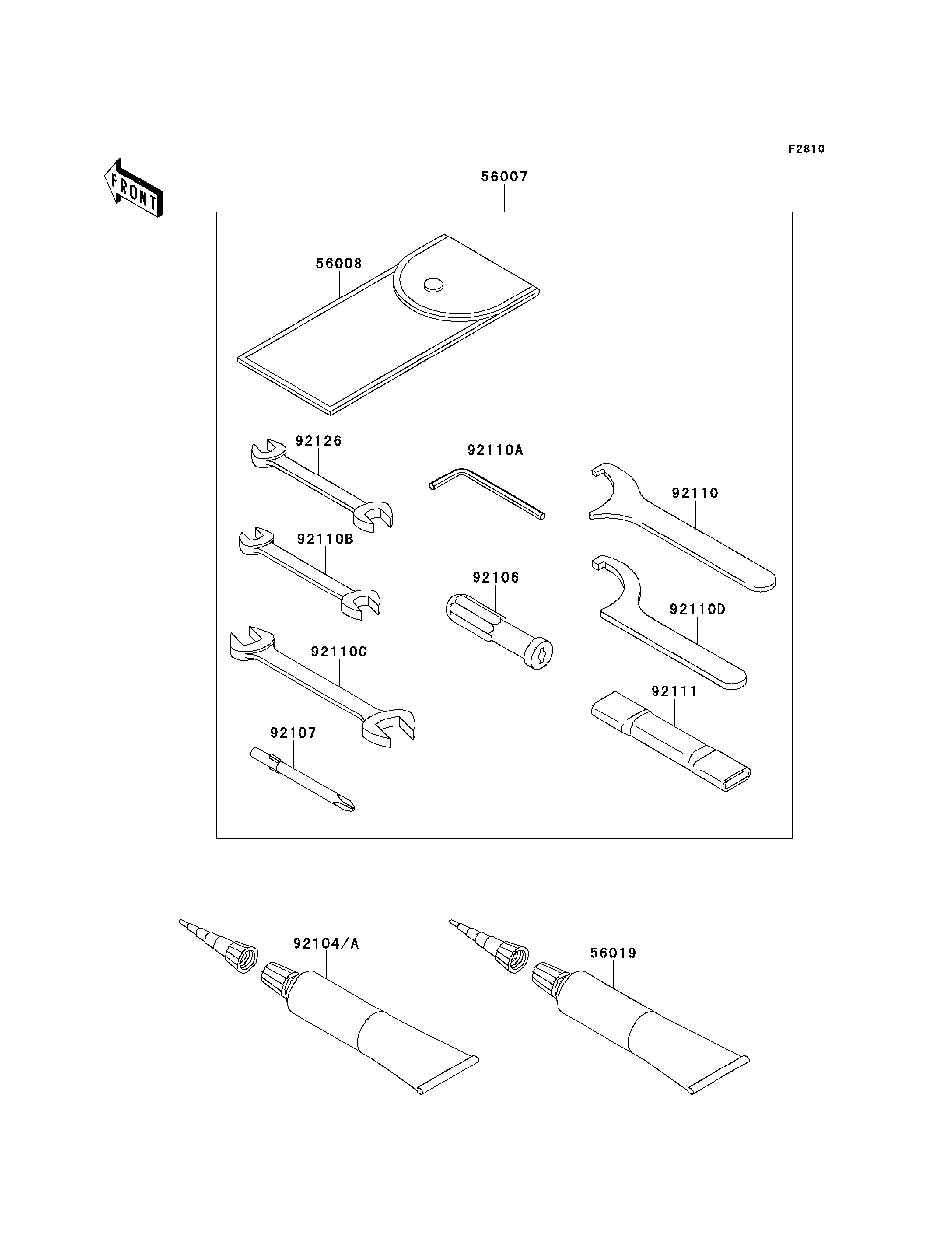 92fxstcページ Kawasaki Motorcycle 1991 OEM Parts Diagram for Carburetor
