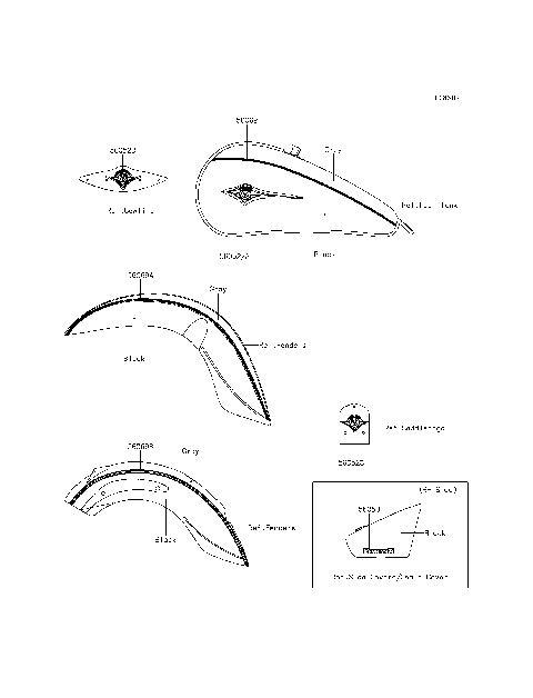 Decals(Gray/Black)(DEF)