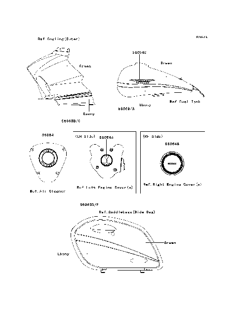 Decals(Green/Ebony)(JCFA)(CA,US)