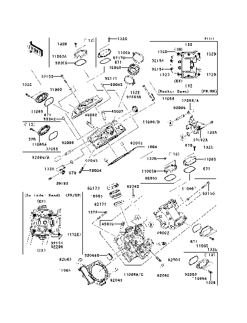 Cylinder Head(-VF750DE095936)