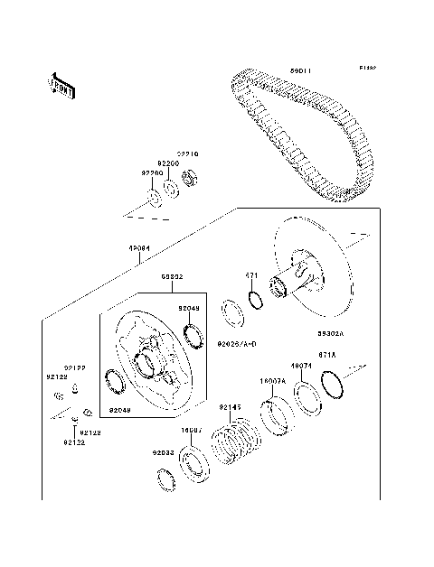 Driven Converter/Drive Belt