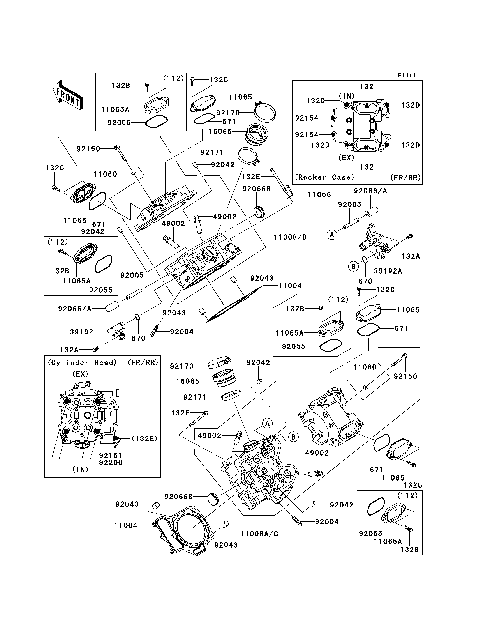 Cylinder Head(-VF750DE095936)