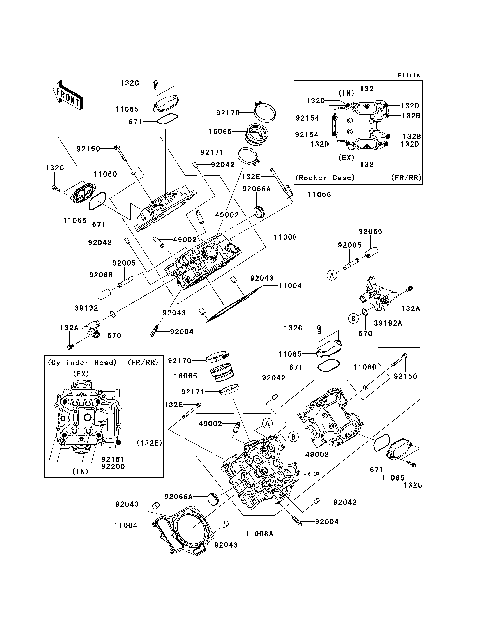 Cylinder Head(VF750DE095937-)