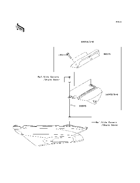2012 Kawasaki NINJA® ZX™-14R (ZX1400ECF) Motorcycles Parts