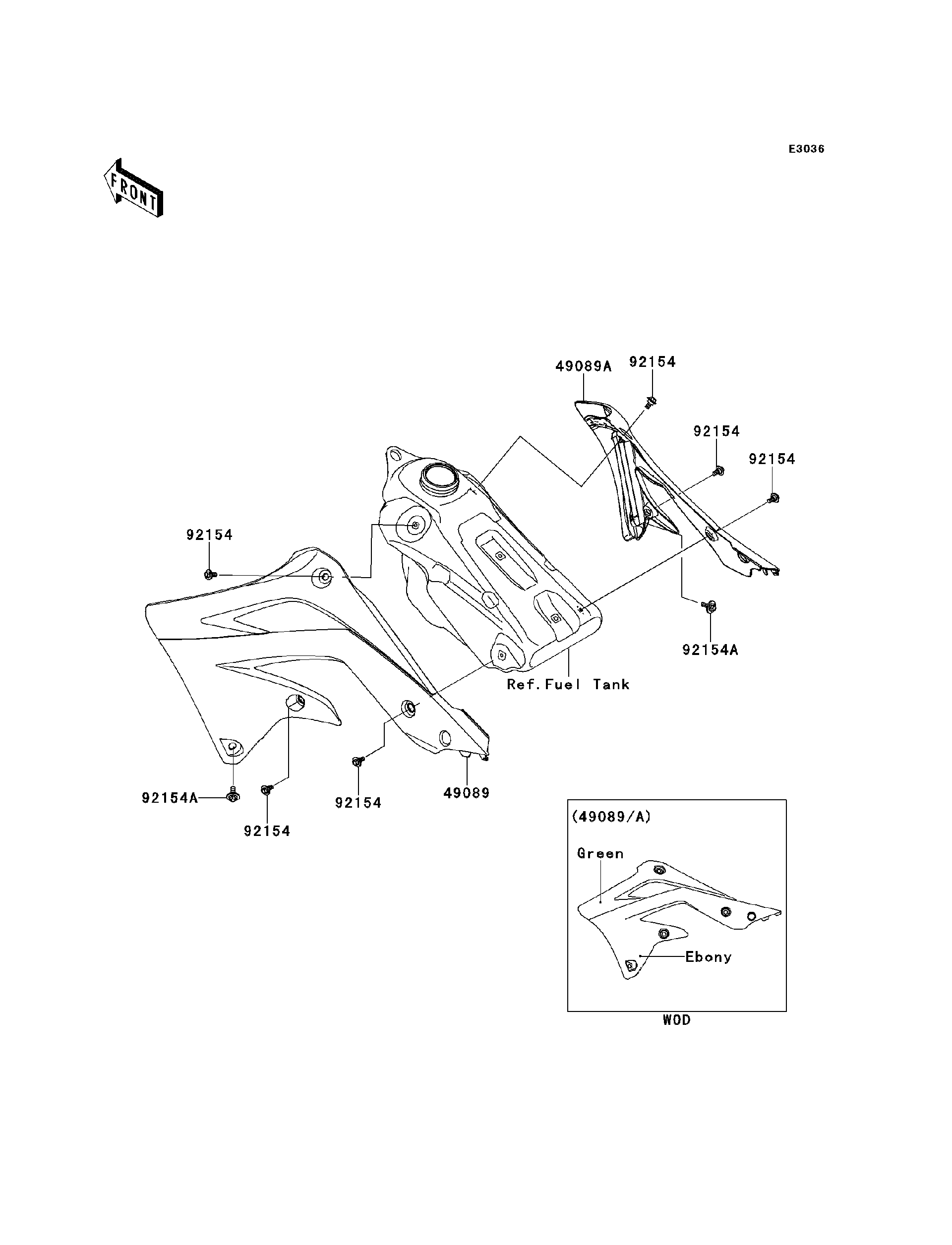 2013 Kawasaki Motorcycles Parts-Finder Diagrams | Rocky