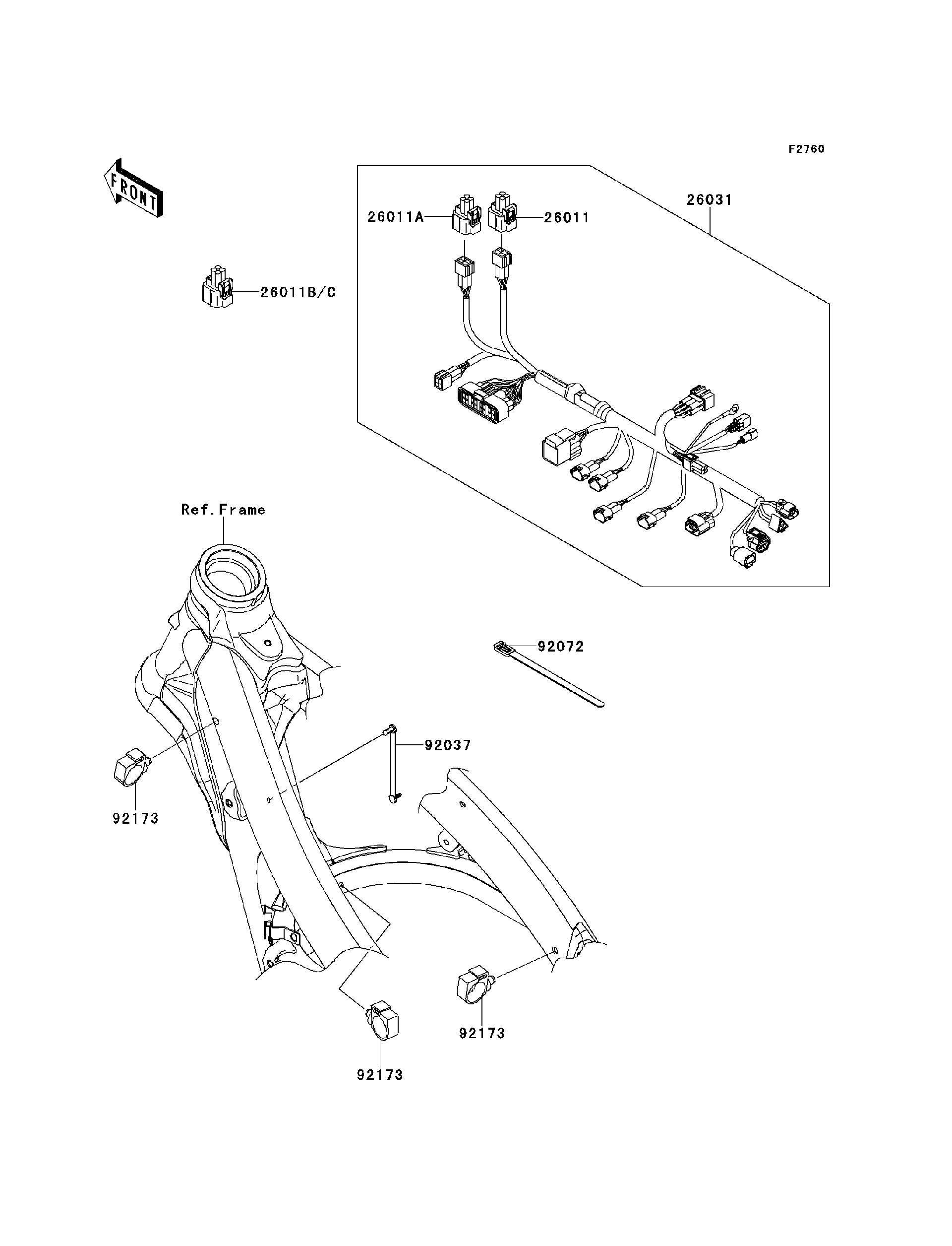 2014 Kawasaki Motorcycles Parts-Finder Diagrams | Classic