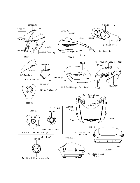 Decals(Black/Blue)(BDF)
