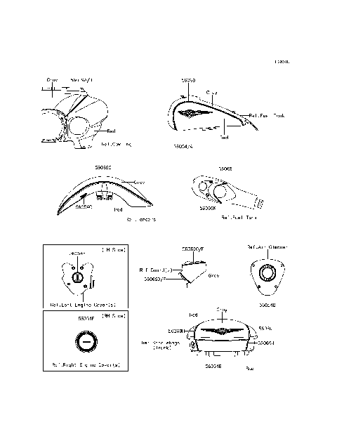 Decals(Gray/Red)(BEF)