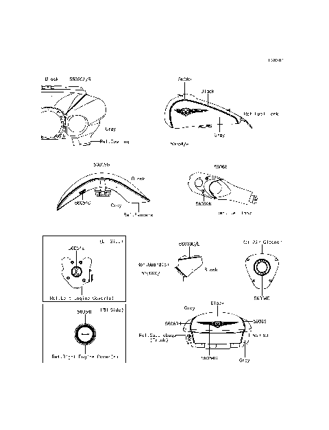 Decals(Gray/Black)(BEF)