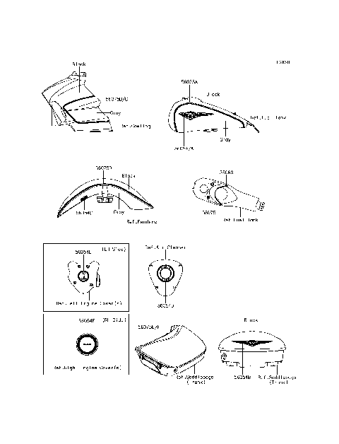 Decals(Gray/Black)(BHF)