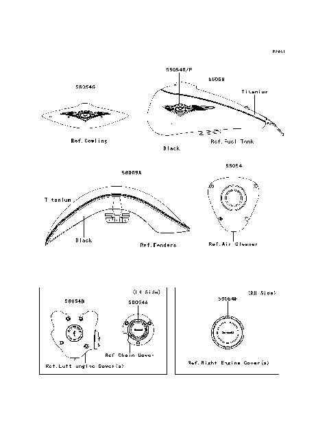 Decals(Black/Titanium)