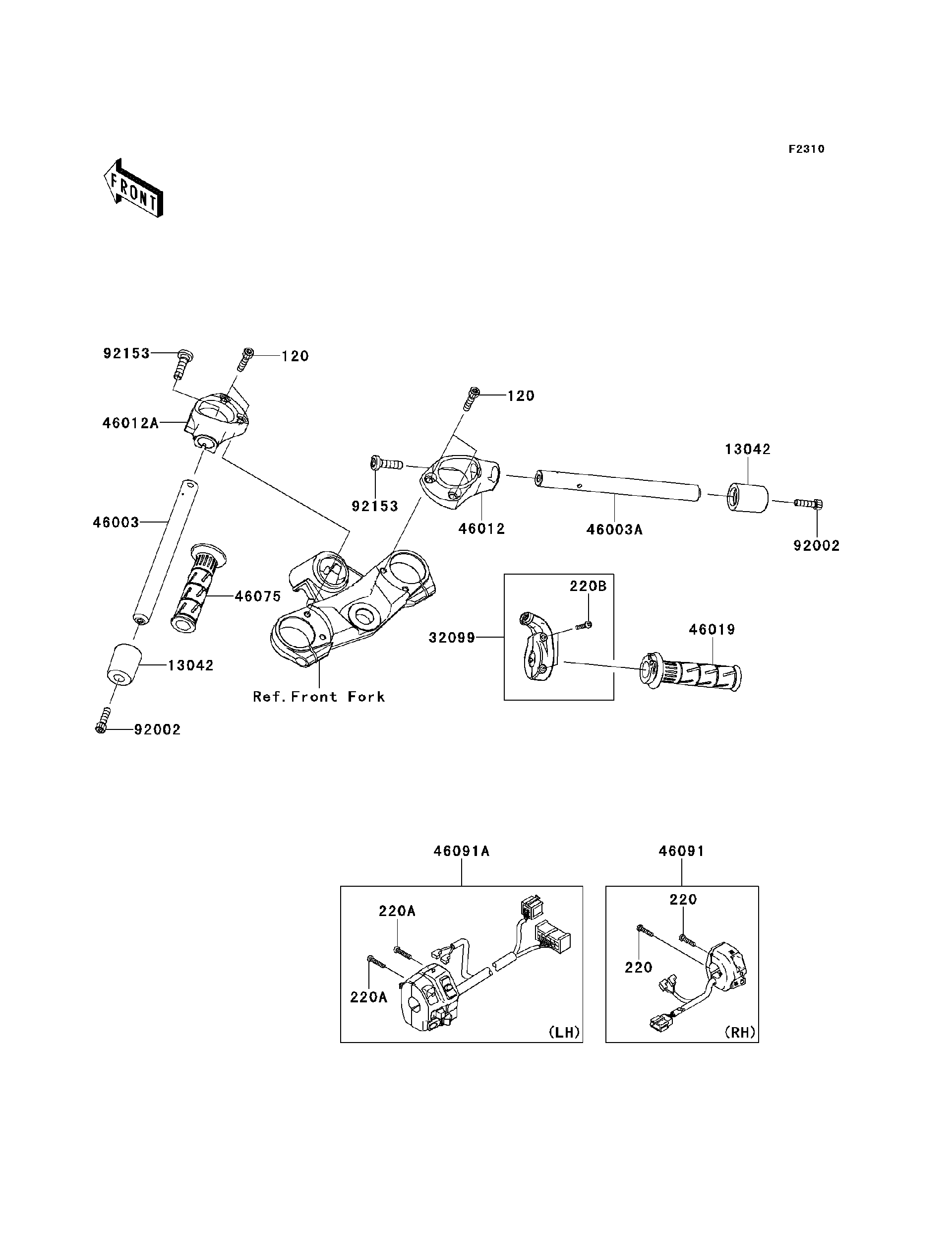 F◆プロフページ 2013 Kawasaki Motorcycles Parts-Finder Diagrams | Rocky