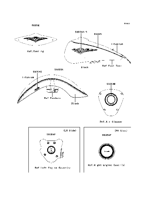 Decals(Black/Titanium)(DEF)