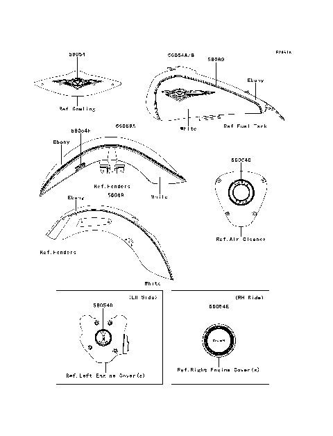 Decals(Ebony/White)(DEFA)