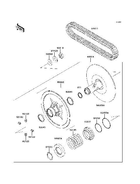 Driven Converter/Drive Belt
