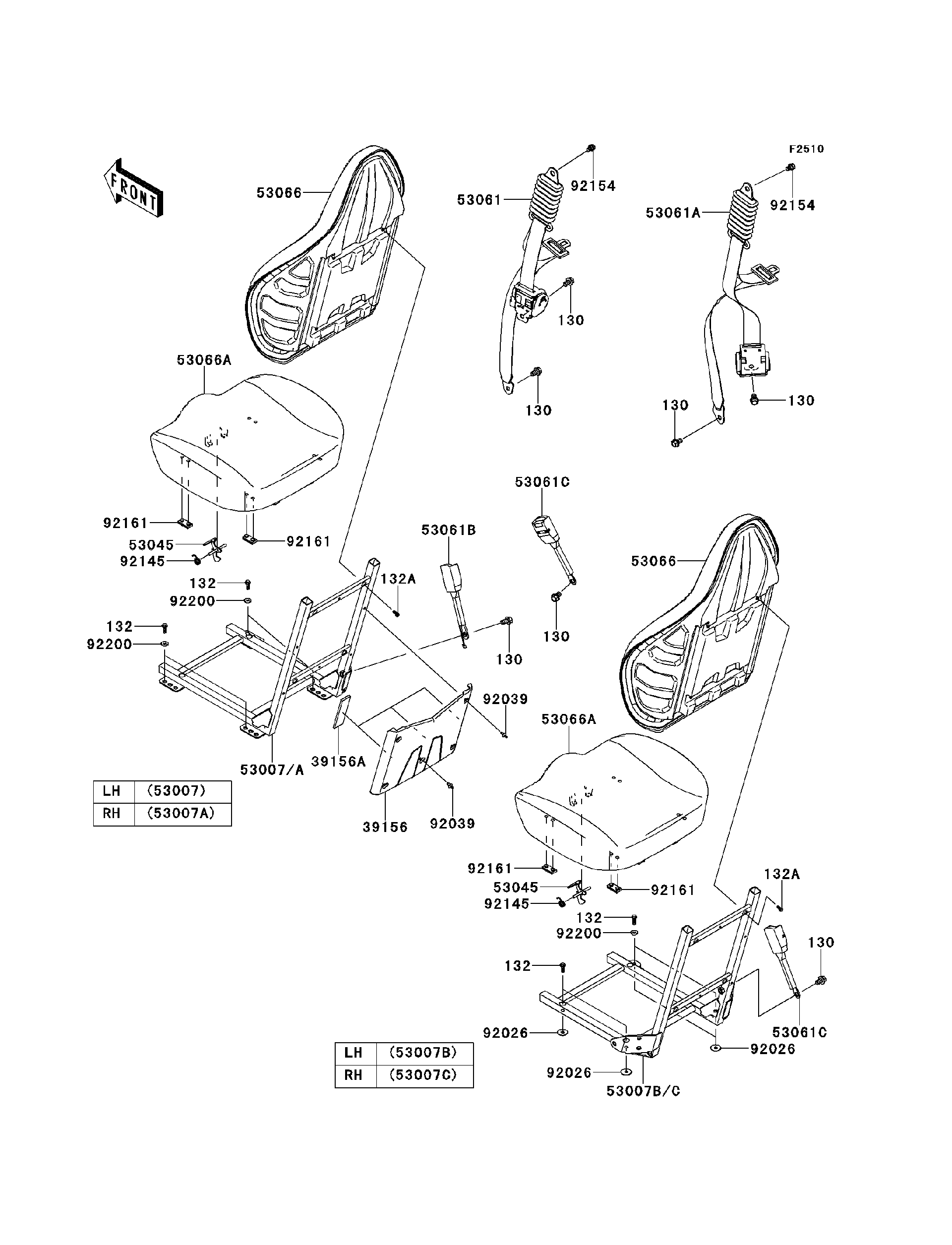 2014 Kawasaki Utility Vehicles Parts-Finder Diagrams | Team