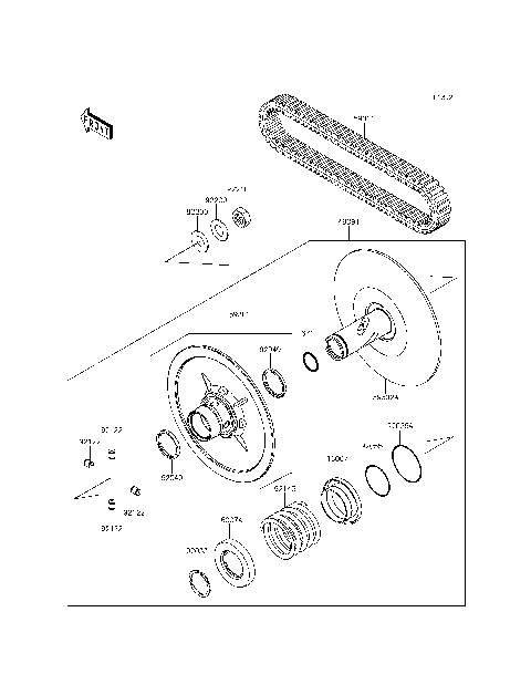 Driven Converter/Drive Belt