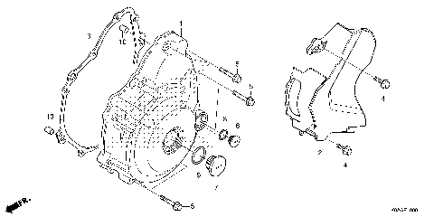 LEFT CRANKCASE COVER