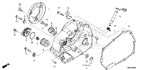 RIGHT CRANKCASE COVER